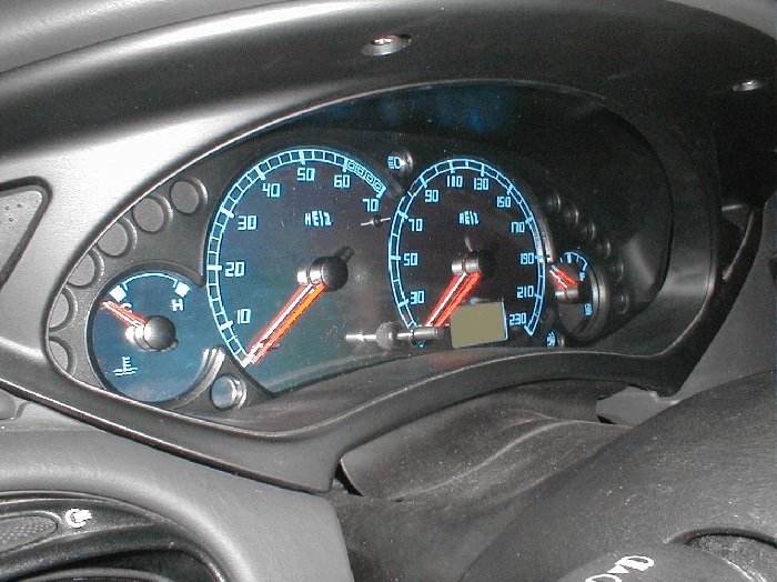 Focus White Face gauges Dials cockpit instruments