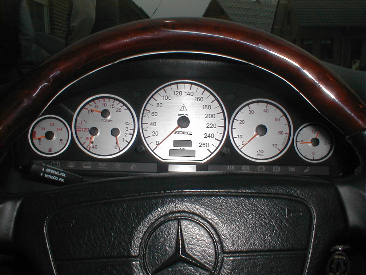 Discos de tacómetro/dial faces mercedes benz w140 r129 a partir de 2001/mph-multaránpor 